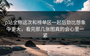 p站全称这次和榜单区一起后劲比想象中更大，看完那几张图真的会心里一紧
