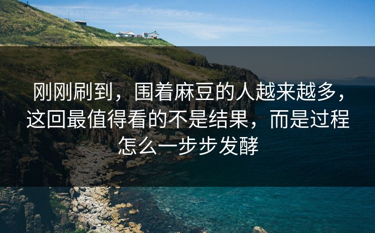 刚刚刷到,围着麻豆的人越来越多,这回最值得看的不是结果,而是过程怎么一步步发酵 刚刚刷到,围着麻豆的人越来越多,这回最值得看的不是结果,而是过程怎么一步步发酵